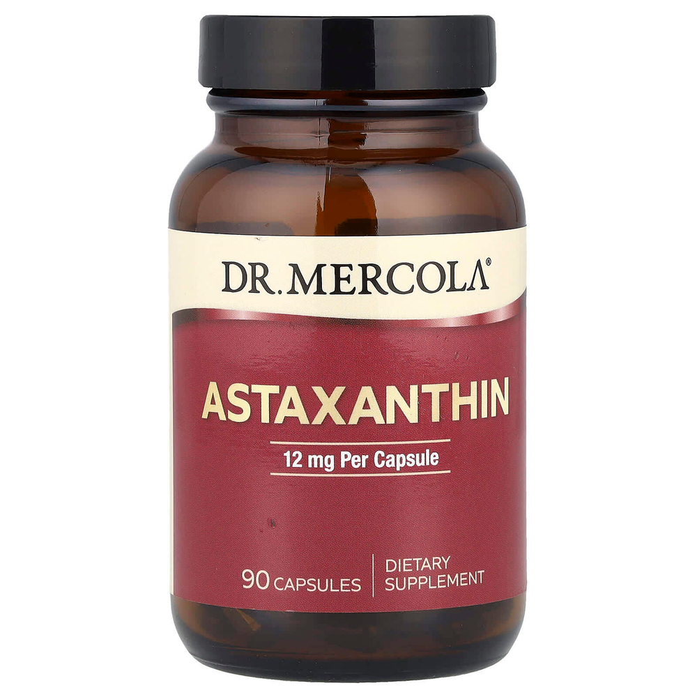 Dr. Mercola, Астаксантин, 12 мг, 90 капсул