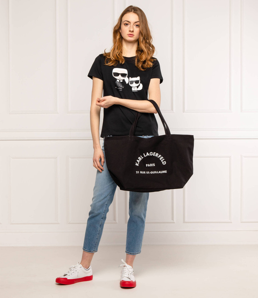 сумка-шопер rue st guillaume Karl Lagerfeld - черный(201W3138)
