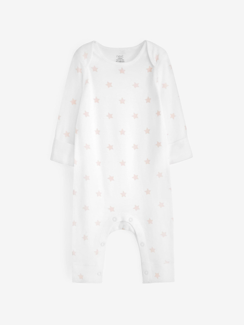 Комбинезон / Cлип для малышей Next A71-239, 3 шт., Белый