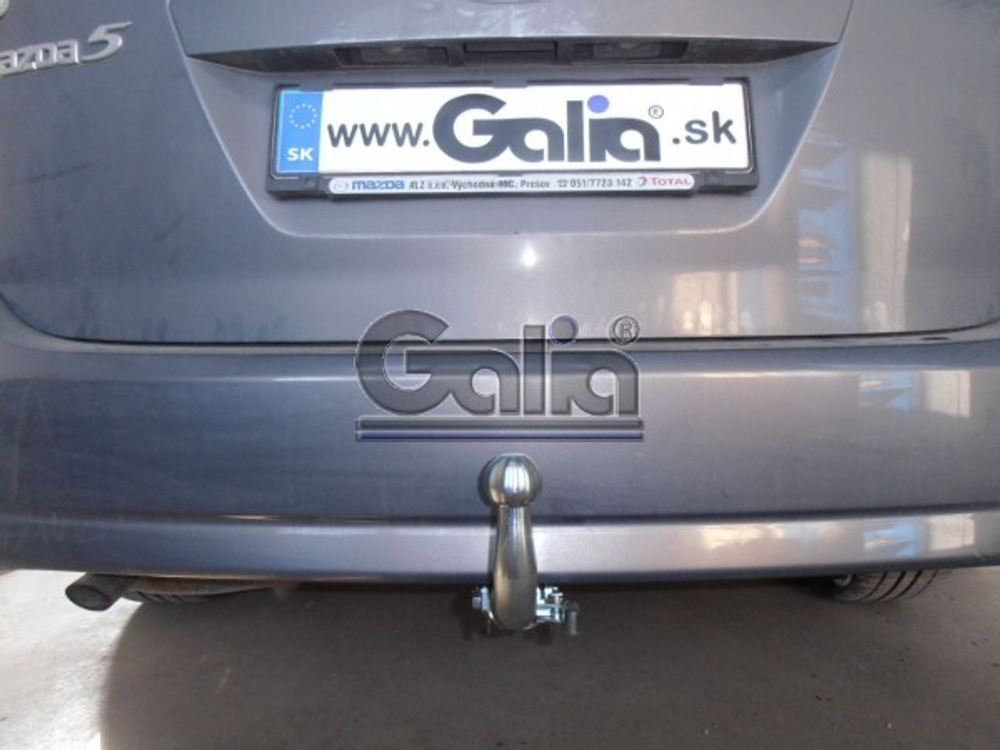 Фаркоп оцинкованный Galia M124A для Mazda 5 2005-2010, 2010-2015(паспорт и сертификат в комплекте)(без электрики)