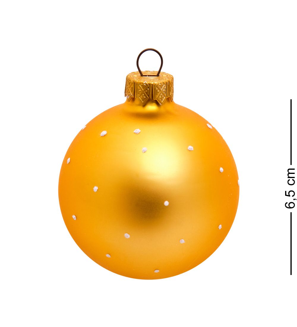 НФШ-1528 Ел.украшение Шар «Тигренок» 65 мм