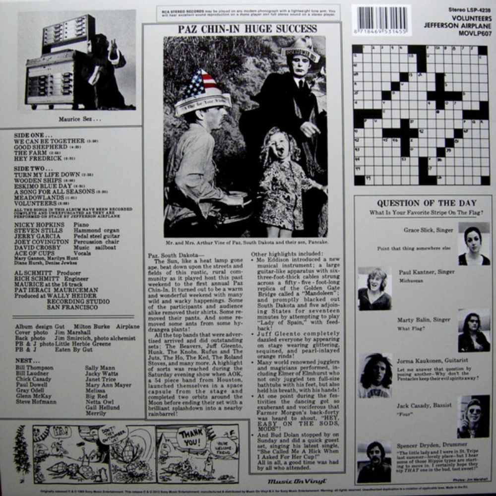 Jefferson Airplane / Volunteers (LP)
