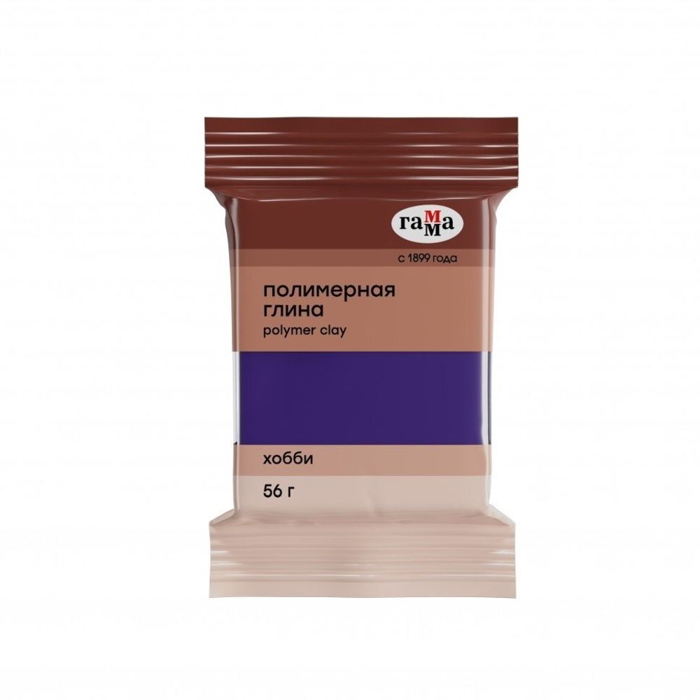 Полимерная глина Гамма, 56 гр., фиолетовый, &quot;Хобби&quot;