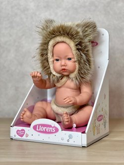 Кукла Llorens виниловая 30см Mini Baby Lion (63201)
