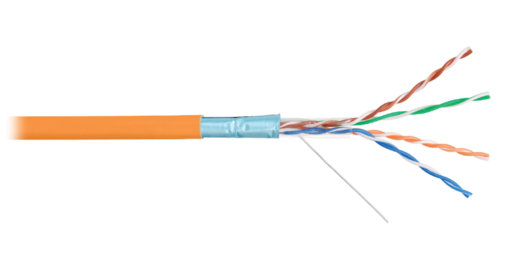 Кабель витая пара F/UTP 5e кат. 4 пары NikoMax NMC 9200C-OR