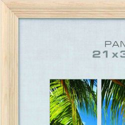Фоторамка Image Art С18 21х30 деревянная из сосны, цвет натуральное дерево, вставка-прозрачный пластик