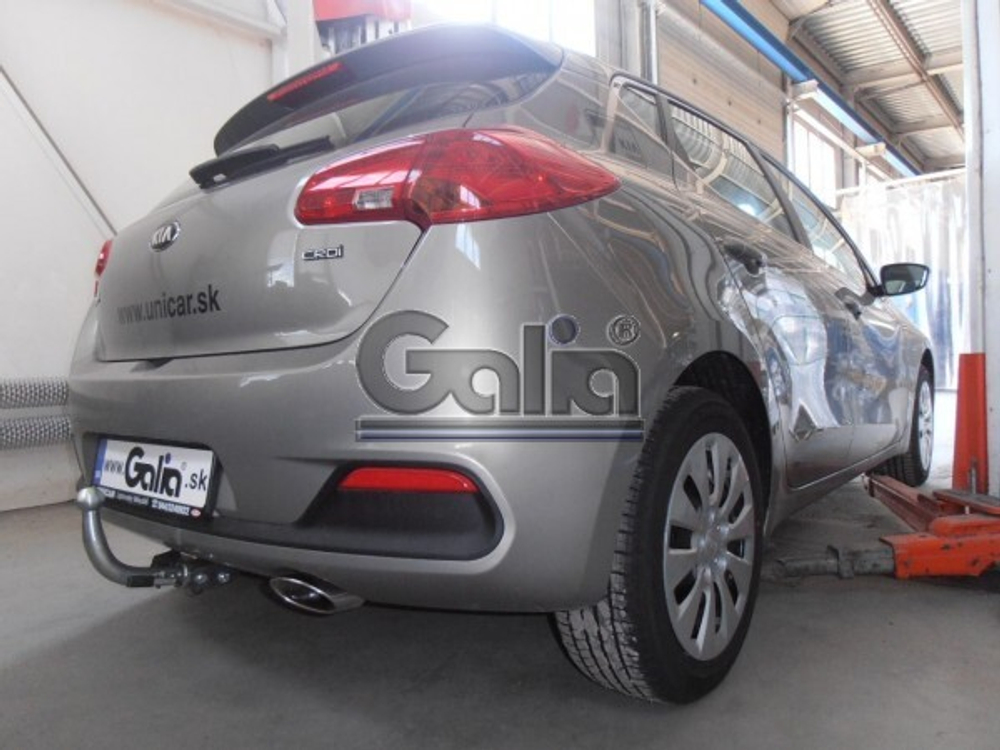 Фаркоп оцинкованный Galia H086A для Hyundai i30 хетчбек 2012-, Kia Ceed хетчбек 2012-(паспорт и сертификат в комплекте)(без электрики)
