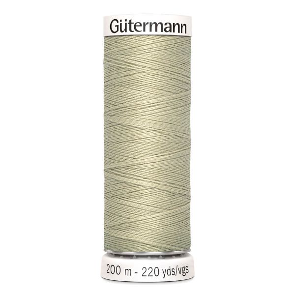 Нитки универсальные Gutermann Sew-all 100 (200 метров), 5 кат. | 503 желтовато-серый