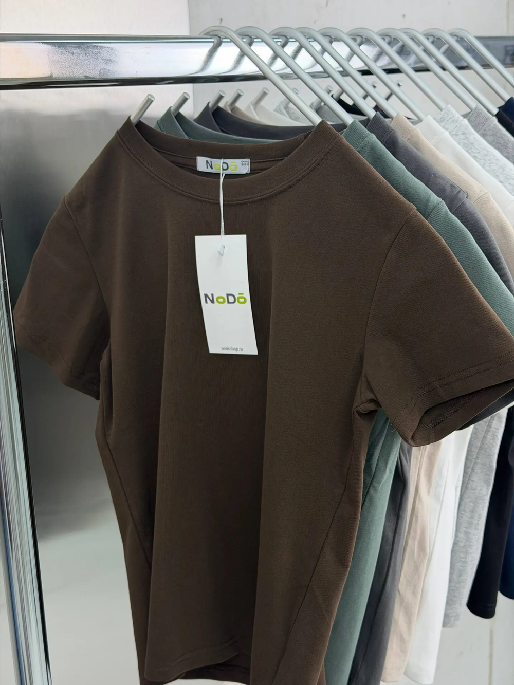 Футболка женская арт. 821 цвет "шоколад"