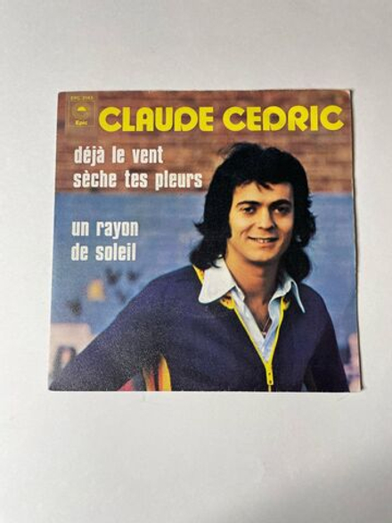 Винтажная виниловая пластинка LP Claude Cedric Deja Le Vent Seche Tes Pleurs (France 1974)