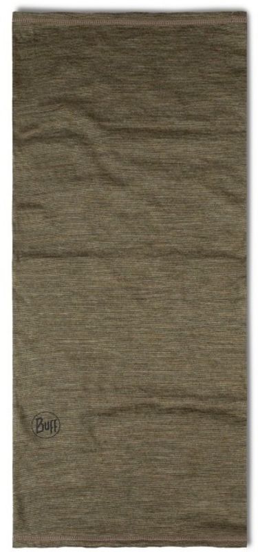 Тонкий шерстяной шарф-труба Buff Wool lightweight Moss Multistripes Фото 2