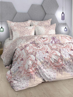 Постельное белье 2 спальное, простыня евро 217х240, поплин, наволочки 70х70, 100% хлопок, ивановский текстиль постельное белье