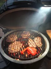 Керамический гриль Big Green Egg L Large (Большой), 46 см, на модульной подставке