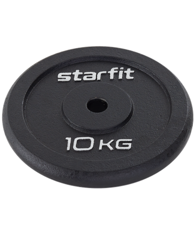 Диск чугунный BB-204 d=26 мм, черный, 10 кг