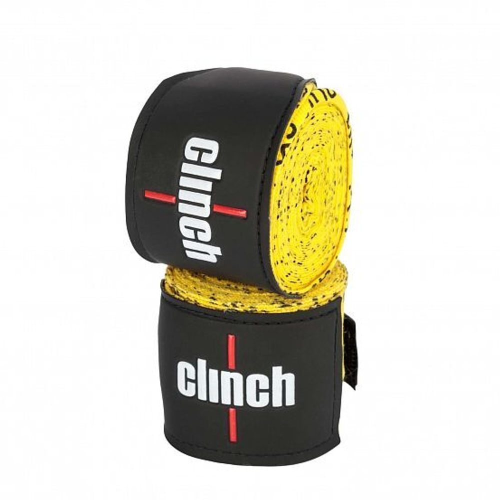 Бинты эластичные Clinch Boxing Crepe Bandage Tech Fix желтые C140