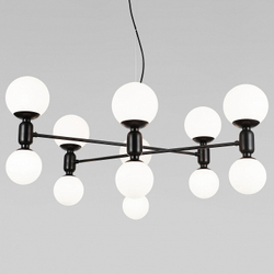 Подвесная люстра Eurosvet Bubble 30182 черный
