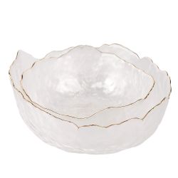 Салатник, набор 2шт. "Frost" (белый) d=24/19 см (транспортная упаковка)