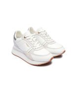 Кожаные кроссовки TWINSET - белый(242TCP026)