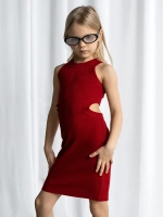 Платье для девочки летнее с вырезом