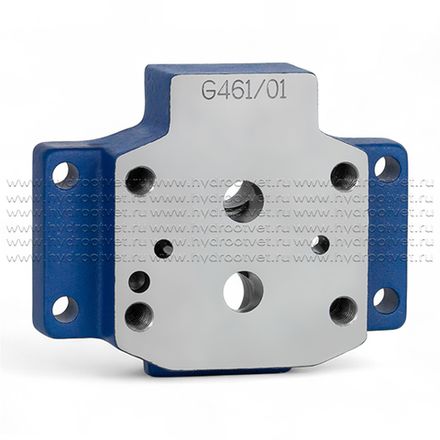 G461/01 - Стальная плита для монтажа клапанов типоразмера Ду10, стандарт ISO 5781