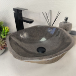 Раковина из речного камня RS-65436 42*37*14 0856