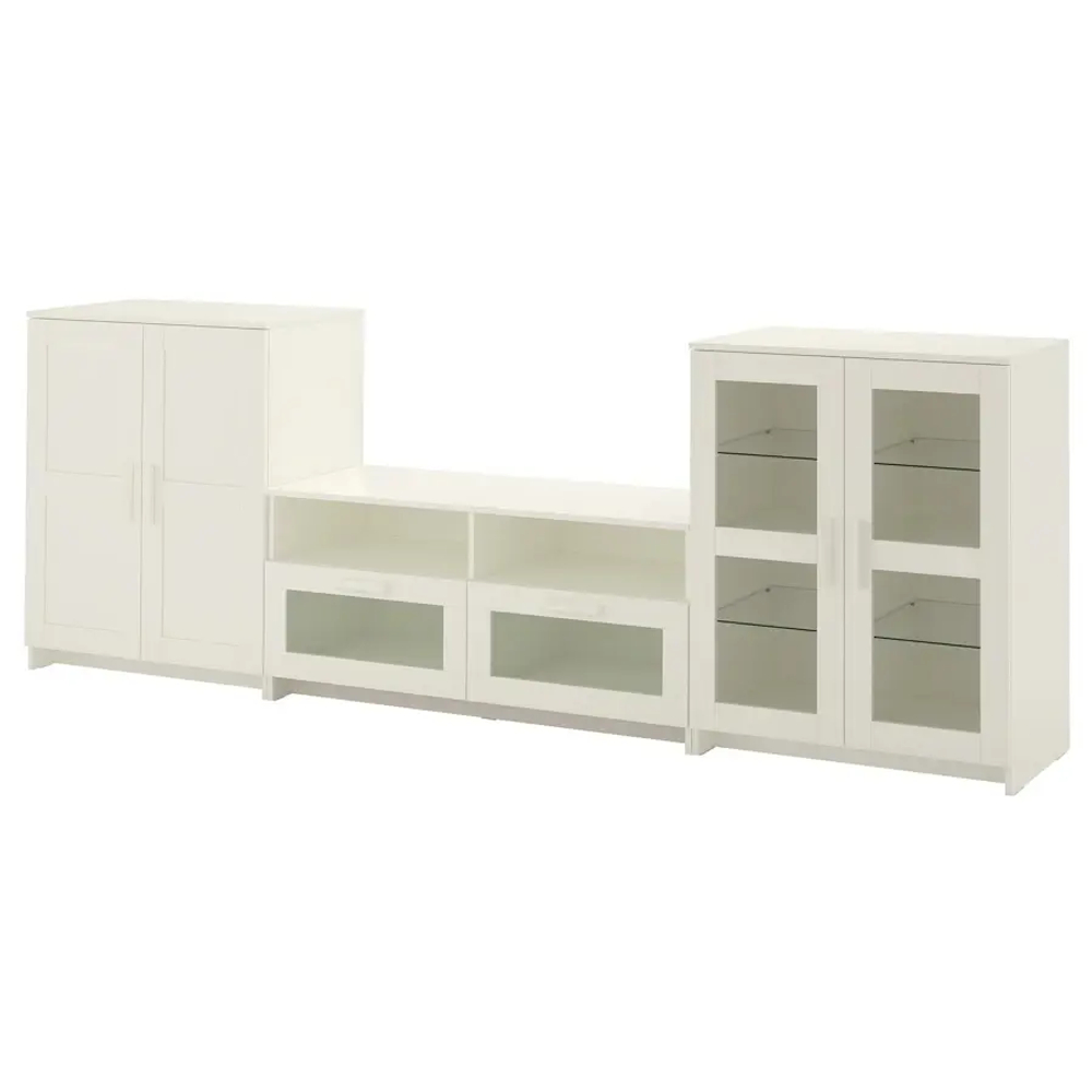 Комбинация для хранения  - IKEA BESTÅ/BESTA, 276x41x95см, белый, БЕСТО ИКЕА