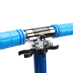 Самокат 2х-колес металл,р-р колеса PU 140мм, диски пластик, ручка металл,регулир.по высоте, складной