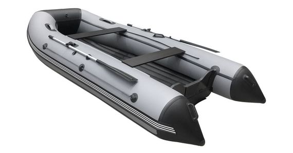 Лодка ПВХ ORCA 340 НДНД серый/черный