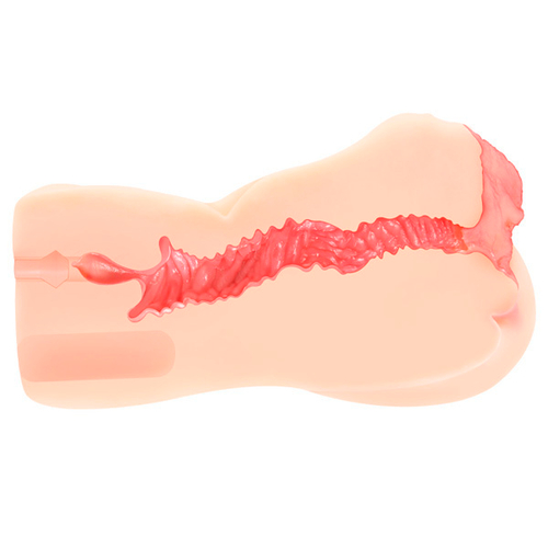 Телесный мастурбатор-вагина 18см с двойным слоем материала Kokos Onahole Edition 004