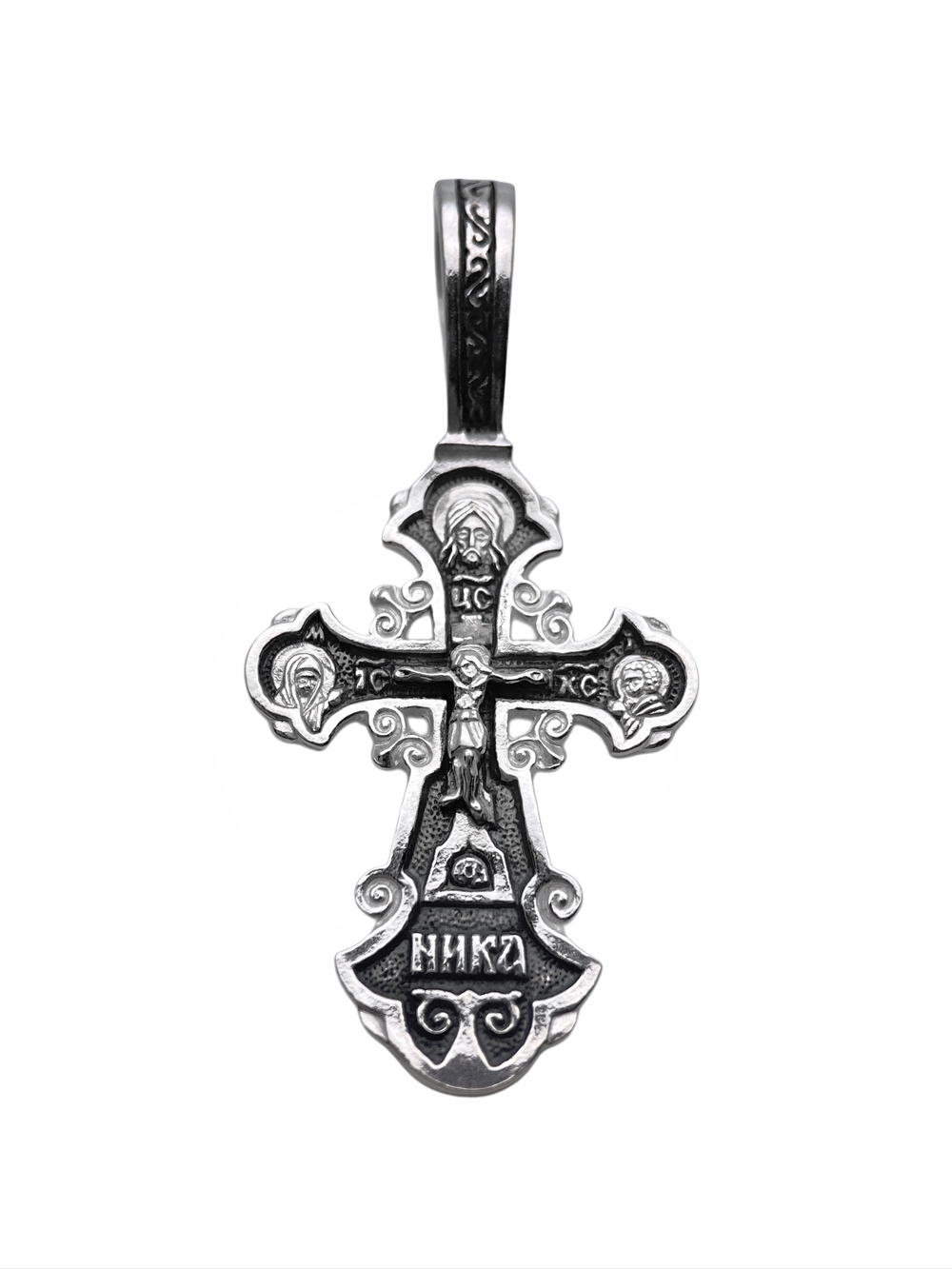 Крест из серебра/Чернение