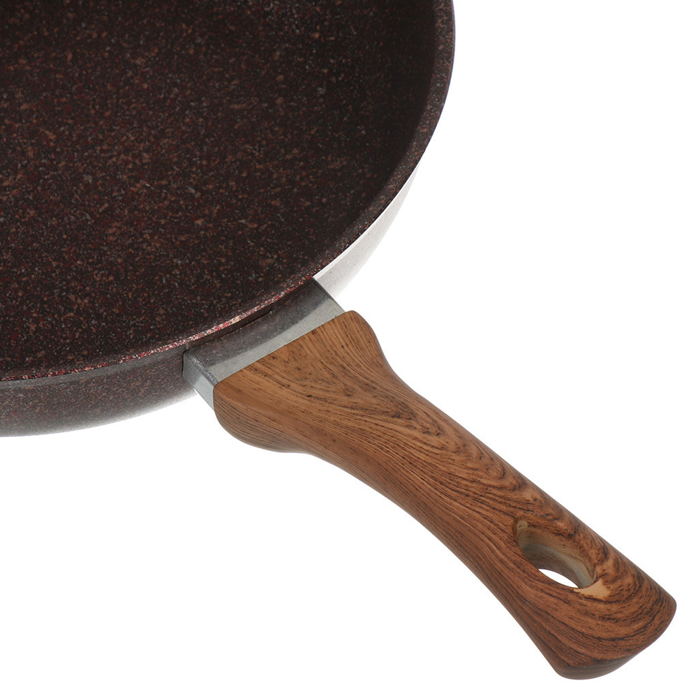 Сковорода алюминий, 28 см, антиприг, Kukmara, Granit Ultra Red Induction, индукц, сгаи280а