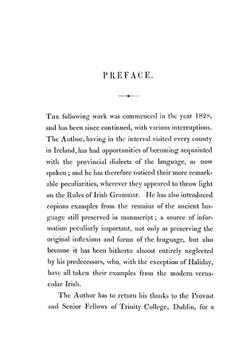 A grammar of the Irish language. published for the use of the senior classes in the College of St. Columba | John O'Donovan