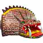 Коммерческий надувной батут «Драконье логово», с крышей, 12*8*7 м