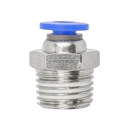 Фитинг для пластиковых трубок 4мм с наружной резьбой 1/4'' Forsage F-SPC04-02