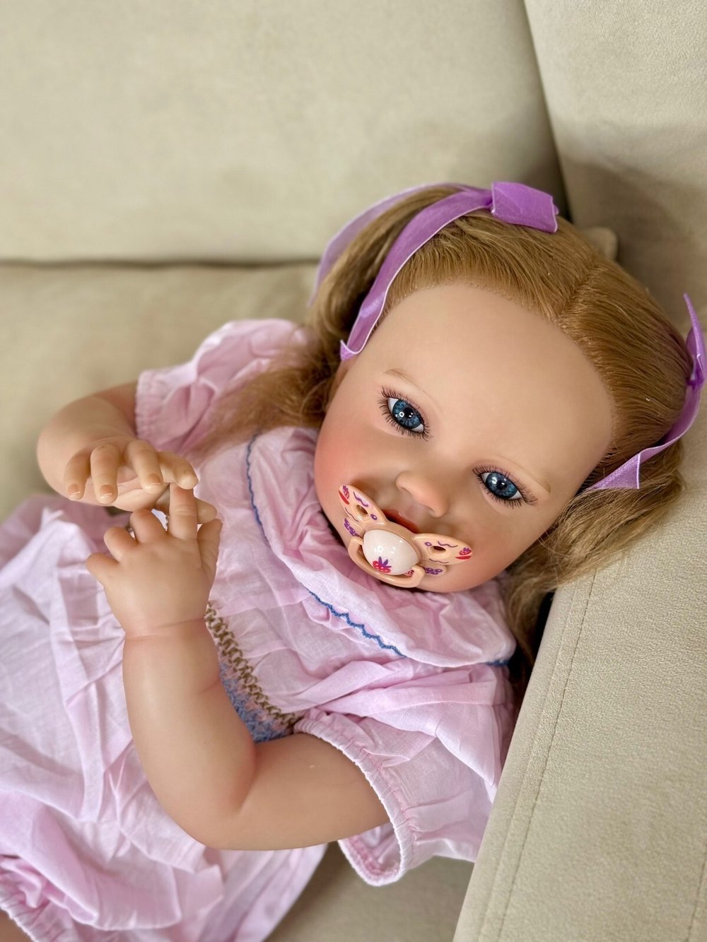 Кукла Реборн мягконабивная 60см (FA-964)