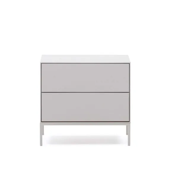 Vedrana Тумбочка прикроватная 2 ящика белый лак 60 x 55 см