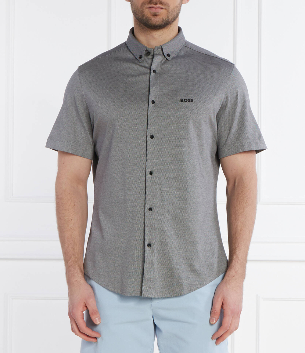 Рубашка B_Motion_S BOSS GREEN - серый(50512005)