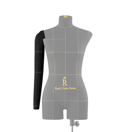 Правая рука для манекена Моника, черная, размер 42-44  тип фигуры Груша