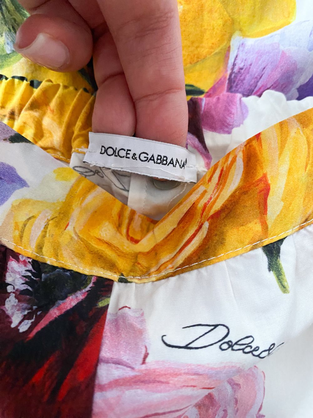 Хлопковый костюм Dolce&Gabbana, 98