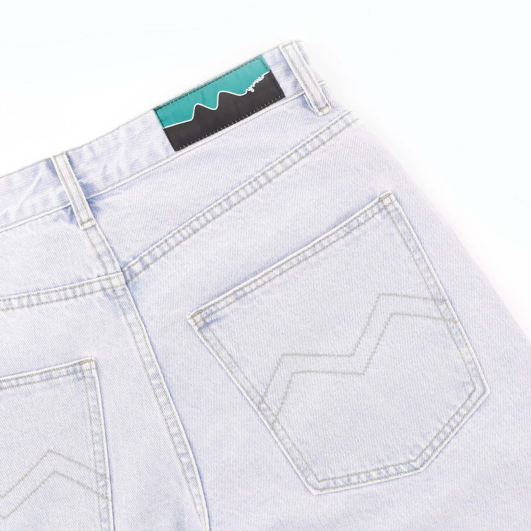 Шорты Magamaev Bigger M shorts (blue bleached) артикул: - купить в магазине Дайс