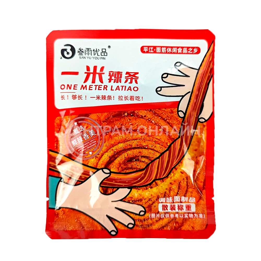 Снек соевый San Yu You Pin One Meter Latiao лента 20 г