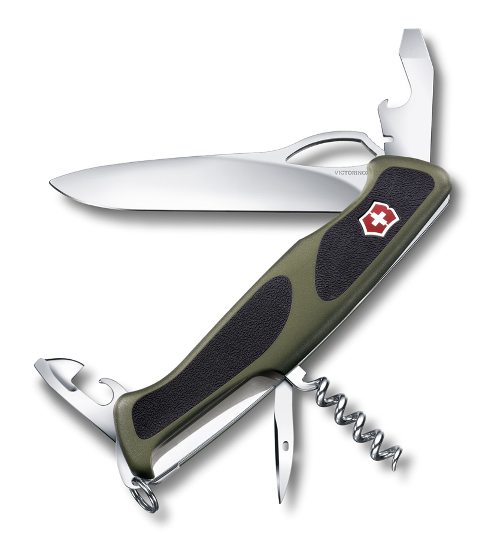 Нож Victorinox RangerGrip 61, 130 мм, 11 функций, зеленый*