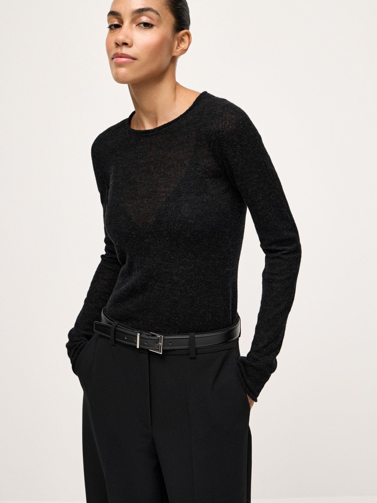 Джемпер из мягкой шерсти Black Olive