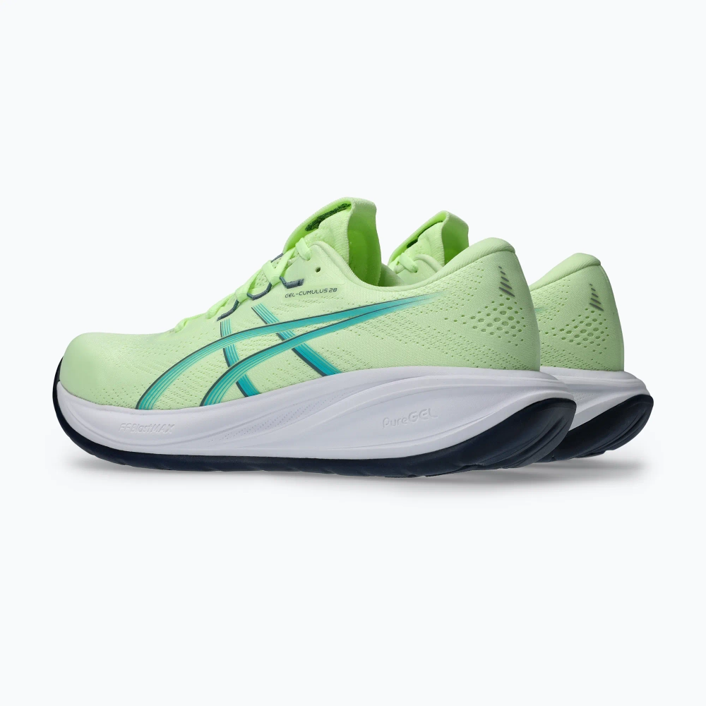 Кроссовки для бега ASICS Gel-Cumulus 28 illuminate yellow/energy aqua