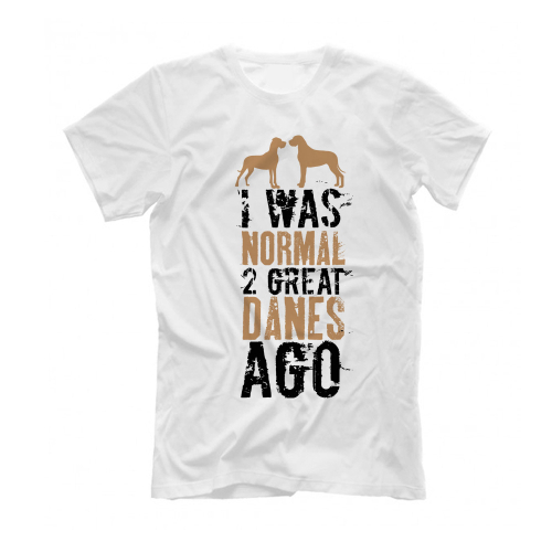 Футболка "Был нормальным 2 Дога назад"