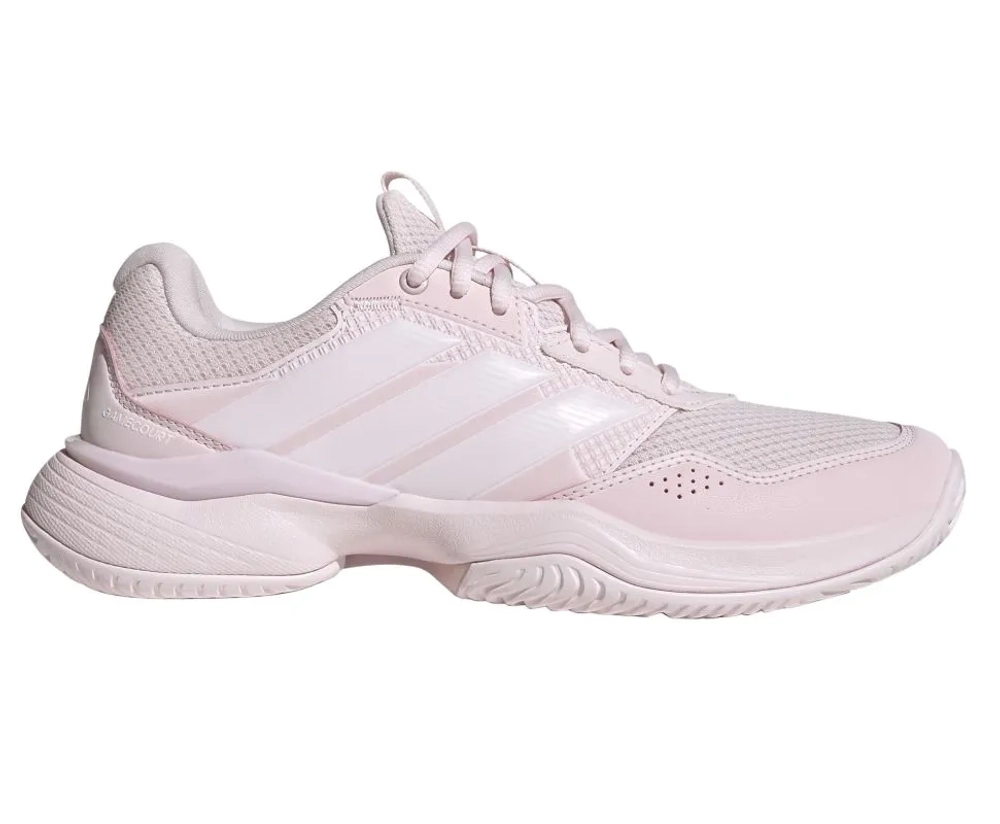 Женские Кроссовки теннисные Adidas GameCourt 3 W - distant pink/distant pink/footwear white