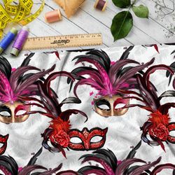 Ткань шифон яркие карнавальные макси