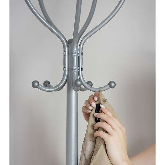 Вешалка напольная М 10 металлик