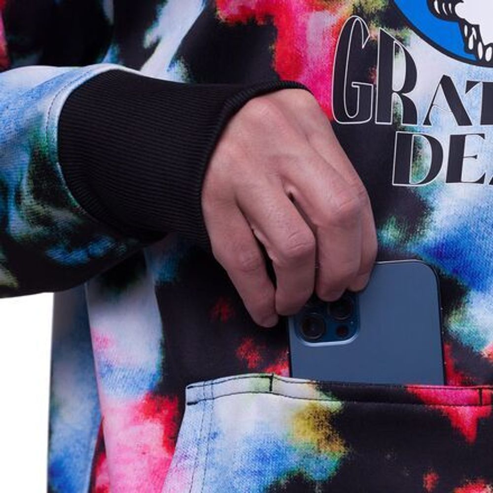Толстовка 686 MNS BONDED FLEECE PULLOVER HOODY (GRATEFUL DEAD NEBULA TIE DYE)