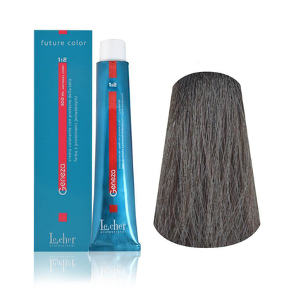 6.1 Пепельный темный блонд Крем-краска для волос с протеинами шелка 100 мл